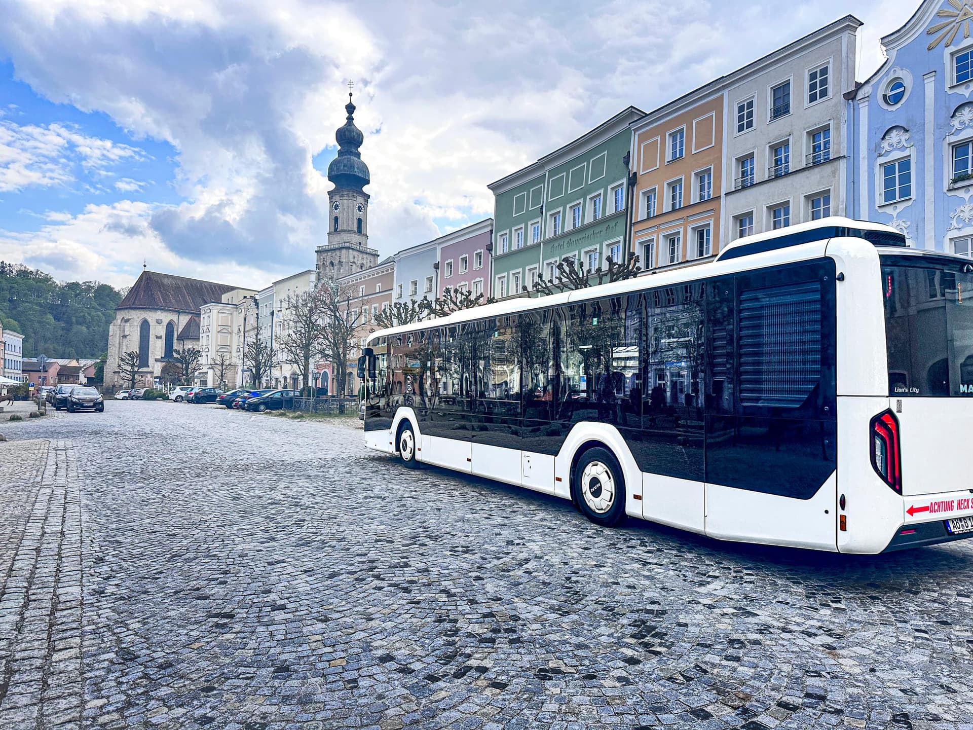 Bus in der Innenstadt